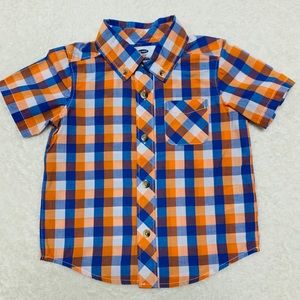 Old Navy 2T Short Sleeve Button Down Shirt
